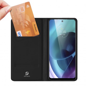 Dux Ducis Skin Pro Holster Case Cover with Flap Motorola Moto G71 5G black