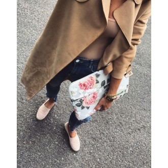 CANVASLIFE SLEEVE LAPTOP 15-16 NAVY ROSE