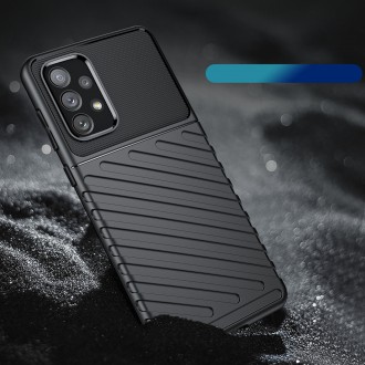 Thunder Case flexible armored cover for Samsung Galaxy A73 black