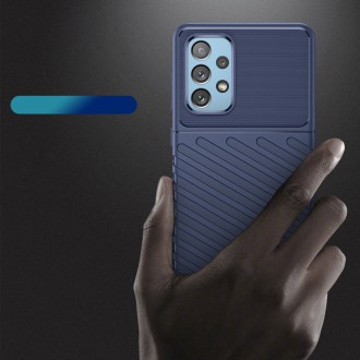 Thunder Case flexible armored cover for Samsung Galaxy A73 blue