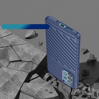 Thunder Case flexible armored cover for Samsung Galaxy A73 blue