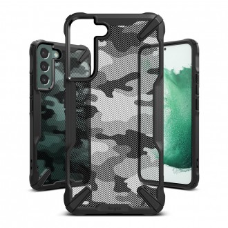 Ringke Fusion X case armored cover with frame for Samsung galaxy s22 + (s22 plus) black camo black