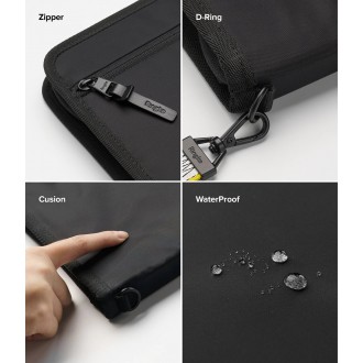 Ringke Smart Zip Pouch universal case for laptop, tablet (up to 13 &#39;&#39;), stand, bag, organizer, beige