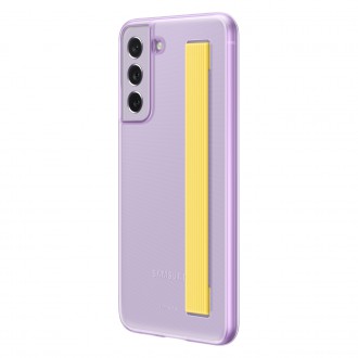 Samsung clear strap cover case cover for Samsung galaxy s21 fe lavender (ef-xg990cve)