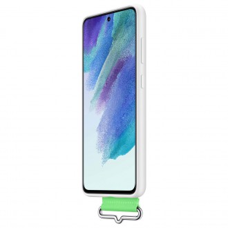 Samsung strap silicone cover case cover for Samsung galaxy s21 fe white (ef-gg990twe)