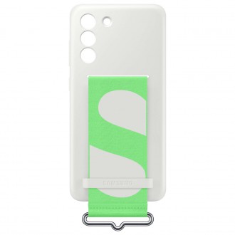 Samsung strap silicone cover case cover for Samsung galaxy s21 fe white (ef-gg990twe)