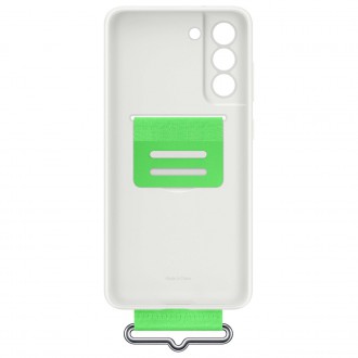 Samsung strap silicone cover case cover for Samsung galaxy s21 fe white (ef-gg990twe)