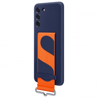 Samsung strap silicone cover case for Samsung galaxy s21 fe navy blue (ef-gg990tne)