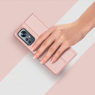 Dux Ducis Skin Pro Holster Cover Flip Cover for Xiaomi 12X / 12 pink
