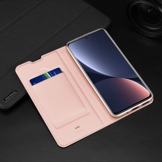 Dux Ducis Skin Pro Holster Cover Flip Cover for Xiaomi 12 Pro pink