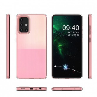 Gel case cover for Ultra Clear 0.5mm Samsung Galaxy A73 transparent