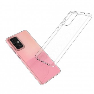 Gel case cover for Ultra Clear 0.5mm Samsung Galaxy A73 transparent