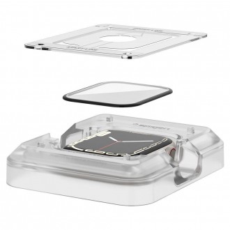 HYBRIDNÍ GLASS Spigen PROFLEX ”EZ FIT” 2BALENÍ Apple Watch 7 (45 MM)