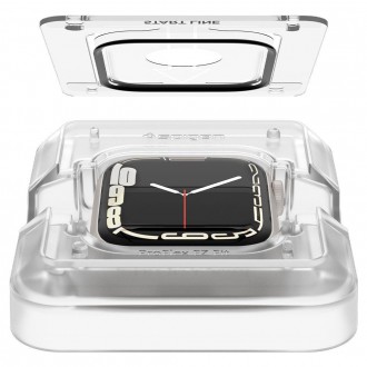 HYBRIDNÍ GLASS Spigen PROFLEX ”EZ FIT” 2BALENÍ Apple Watch 7 (41 MM)