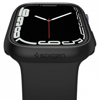 Spigen THIN FIT Apple Watch 7 (45MM) ČERNÉ