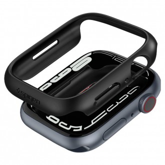 Spigen THIN FIT Apple Watch 7 (45MM) ČERNÉ