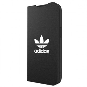 Adidas OR Booklet Case BASIC iPhone 13 6,1" czarno biały/black white 47086