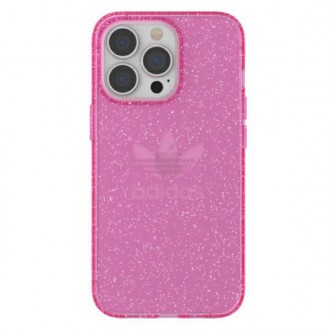 Adidas OR Protective iPhone 13 Pro / 13 6,1" Clear Case Glitter różowy/pink 47121