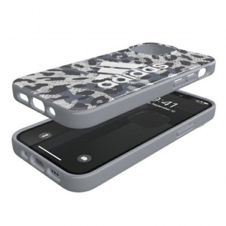Adidas OR Snap Case Leopard iPhone 13 mini 5,4" szary/grey 47256