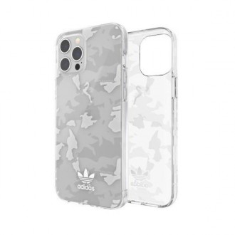 Adidas OR SnapCase Camo iPhone 12 Pro Ma x przezroczysty/biały 43706