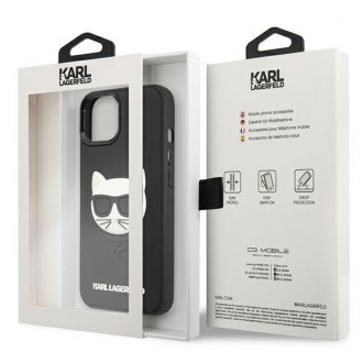 Karl Lagerfeld KLHCP13SCH3DBK 13 mini 5,4" czarny/black hardcase 3D Rubber Choupette
