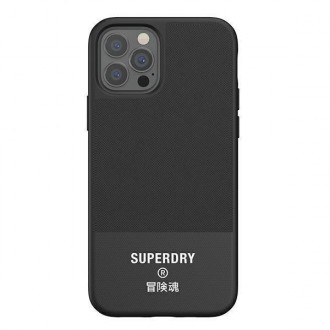 SuperDry Moulded Canvas iPhone 12 Pro Ma x Case czarny/black 42586