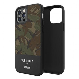 SuperDry Moulded Canvas iPhone 12 Pro Ma x Case moro/camo 42589