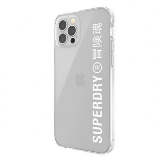 SuperDry Snap iPhone 12 Pro Max Clear Ca se biały/white 42597