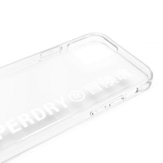 SuperDry Snap iPhone 12 Pro Max Clear Ca se biały/white 42597