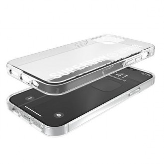 SuperDry Snap iPhone 12 Pro Max Clear Ca se biały/white 42597