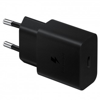 Samsung USB wall charger Type C 15W PD AFC + USB Type C cable black (EP-T1510XBEGEU)
