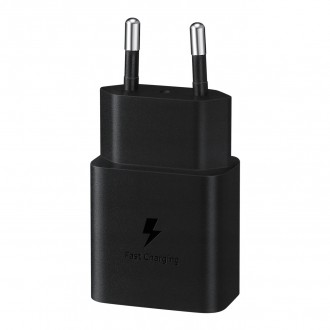 Samsung USB wall charger Type C 15W PD AFC + USB Type C cable black (EP-T1510XBEGEU)