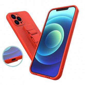 Silikonový obal na lano se šňůrkou na kabelku pro Xiaomi Redmi Note 11 Pro Pink