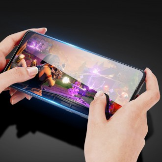 Dux Ducis 9D Tempered Glass full screen 9H tempered glass with frame for Samsung Galaxy A73 black (case friendly)