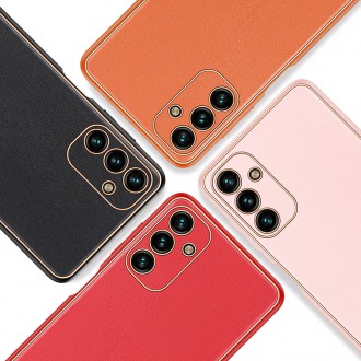 Dux Ducis Yolo elegant cover made of ecological leather for Samsung Galaxy A13 5G red