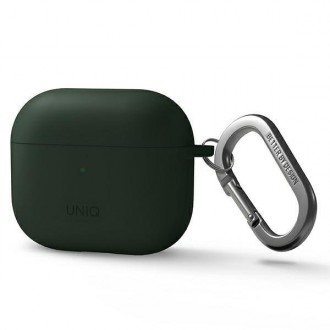 UNIQ etui Nexo AirPods 3 gen + Ear Hooks Silicone zielony/green