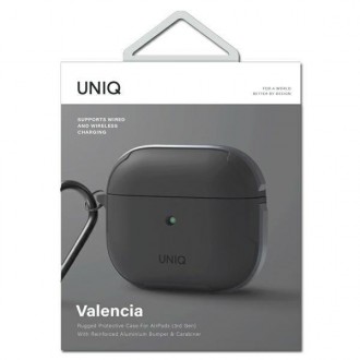 UNIQ etui Valencia AirPods 3 szary/grey Antimicrobial