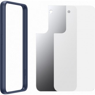 Samsung Frame Cover Case for Samsung Galaxy S22 + (S22 Plus) SM-S906B / DS Navy Blue (EF-MS906CNEGWW)