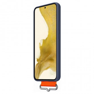 Samsung Silicone Cover Rubber Silicone Cover for Samsung Galaxy S22 + (S22 Plus) navy blue (EF-GS906TNEGWW)