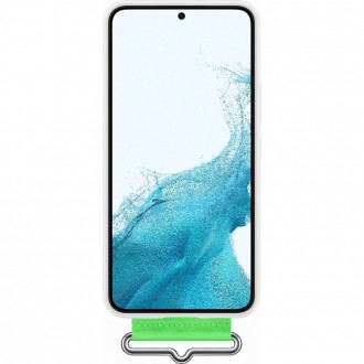 Samsung Silicone Cover Rubber Silicone Cover Case for Samsung Galaxy S22 white (EF-GS901TWEGWW)