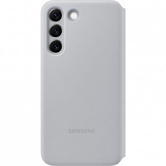 Samsung LED View Cover with LED display for Samsung Galaxy S22 light gray (EF-NS901PJEGEE)