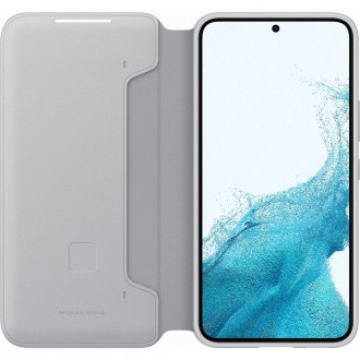 Samsung LED View Cover with LED display for Samsung Galaxy S22 light gray (EF-NS901PJEGEE)