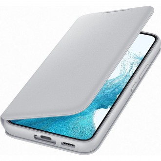 Samsung LED View Cover with LED display for Samsung Galaxy S22 light gray (EF-NS901PJEGEE)