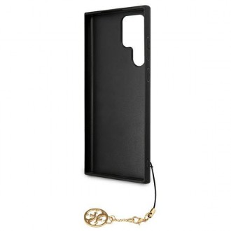 Guess GUHCS22LGF4GGR S908 S22 Ultra szary/grey hardcase 4G Charms Collection