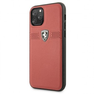 Ferrari FEOBAHCN58RE iPhone 11 Pro 5,8&quot; červený/červený pevný obal Off Track Leather