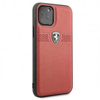 Ferrari FEOBAHCN58RE iPhone 11 Pro 5,8&quot; červený/červený pevný obal Off Track Leather