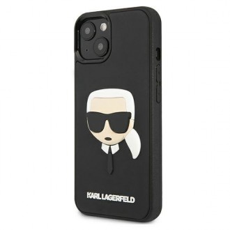 Karl Lagerfeld KLHCP13SKH3DBK iPhone 13 mini 5,4" czarny/black hardcase 3D Rubber Karl`s Head