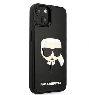 Karl Lagerfeld KLHCP13SKH3DBK iPhone 13 mini 5,4" czarny/black hardcase 3D Rubber Karl`s Head