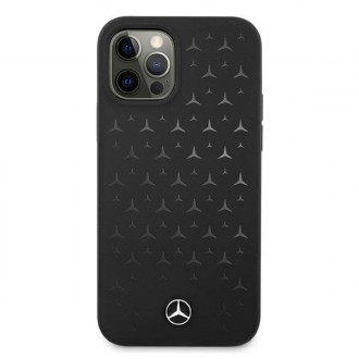 Mercedes MEHCP12LSIPBK iPhone 12 Pro Max 6,7" czarny/black hardcase Silicone Stars Pattern