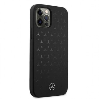 Mercedes MEHCP12LSIPBK iPhone 12 Pro Max 6,7" czarny/black hardcase Silicone Stars Pattern